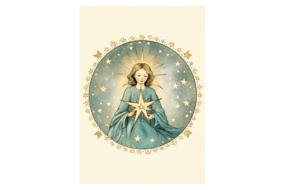 Betlehem Star Christmas Card 4: Illustrations for Seasonal Branding