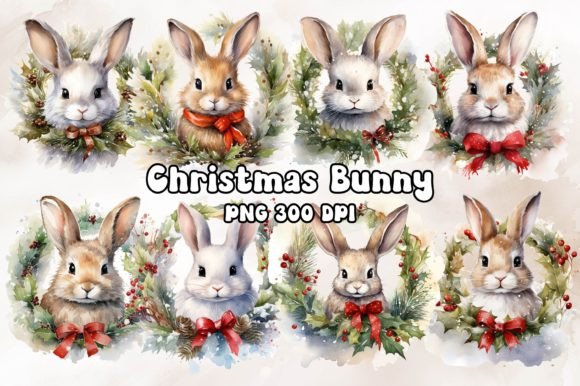 Christmas Bunny Watercolor: A Review for Modern Illustrations