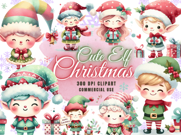 Christmas Elf Clipart Christmas Clipart: A Review for Sellers
