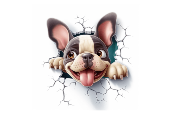 Christmas French Bulldog Broken Wall 4 Review