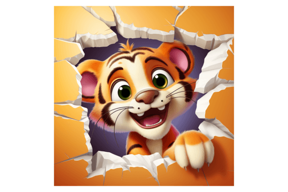 Christmas Tiger Broken Wall 3: A Designer's Review of Seasonal Illustrations