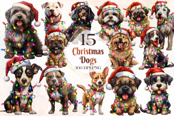 Cute Christmas Dog Sublimation Clipart Review