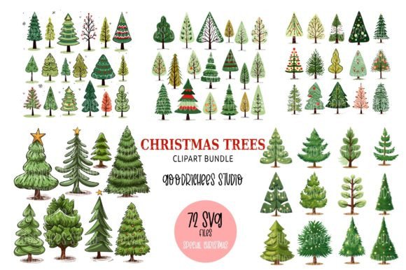 Tree Christmas Sublimation Graphic: A Review for Modern Illustrations